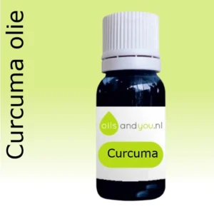 Curcuma etherische olie in 10ml glazen druppelflesje